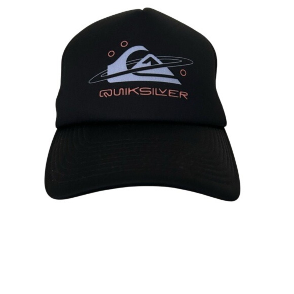 ⭐ Quiksilver kids Black Filtration Trucker Hat Cap